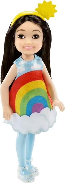 Кукла Барби Челси в костюме Радуги Barbie Club Chelsea Dress-Up Doll in Rainbow Costume GRP70 КБ0084 фото