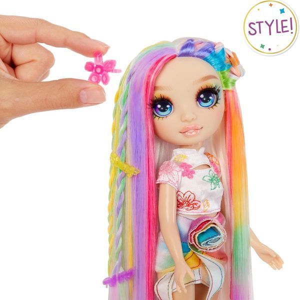 УЦІНКА (Прим'ята коробка) Лялька Рейнбоу Хай Амая Рейн Rainbow High Amaya Raine серії Hair Chalk & Style 526780 КР0020у фото