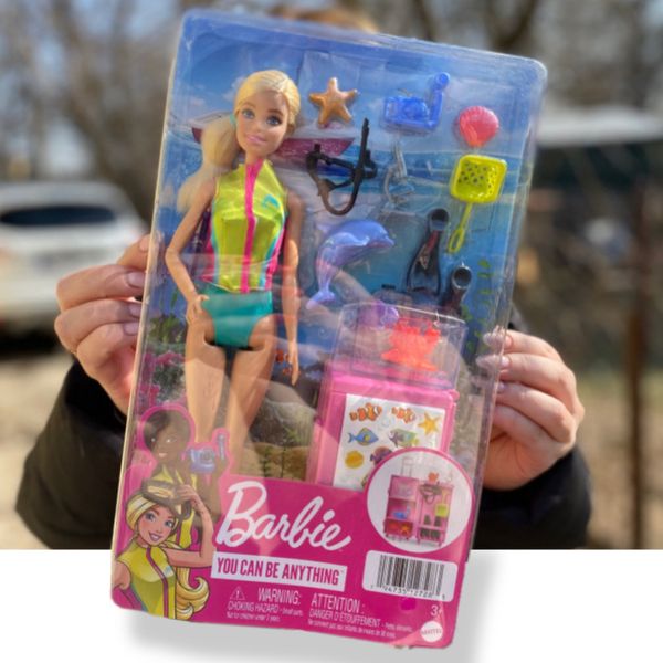 Ігровий набір лялька Барбі Морський біолог Barbie Marine Doll HMH26 КБ0180 фото