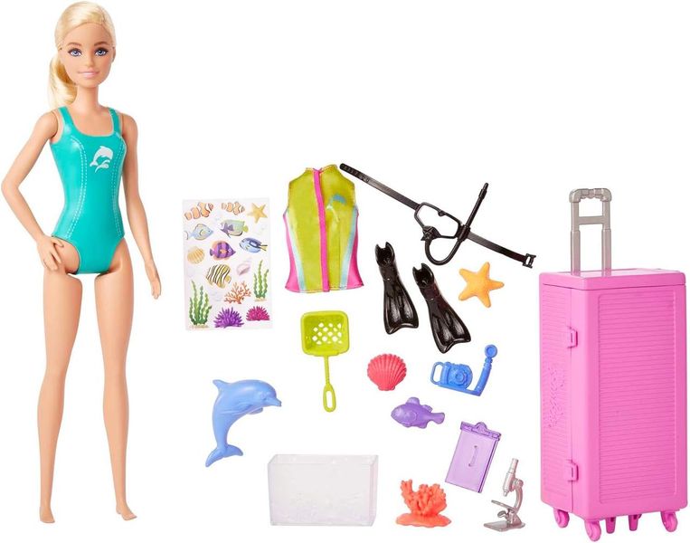 Ігровий набір лялька Барбі Морський біолог Barbie Marine Doll HMH26 КБ0180 фото