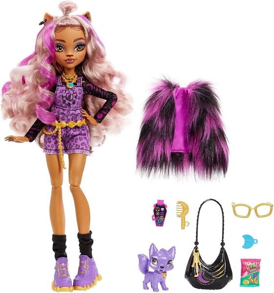 Лялька Монстр Хай Клодін Вульф Monster High Doll Clawdeen Wolf HHK52 КМ0004 фото