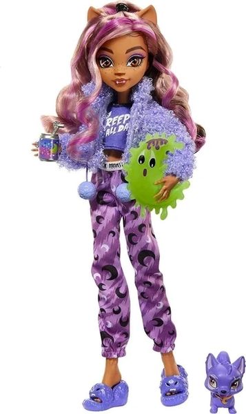 Монстр Хай Клодин Вульф Monster High Clawdeen Wolf Creepover Party HKY67 КМ0006 фото