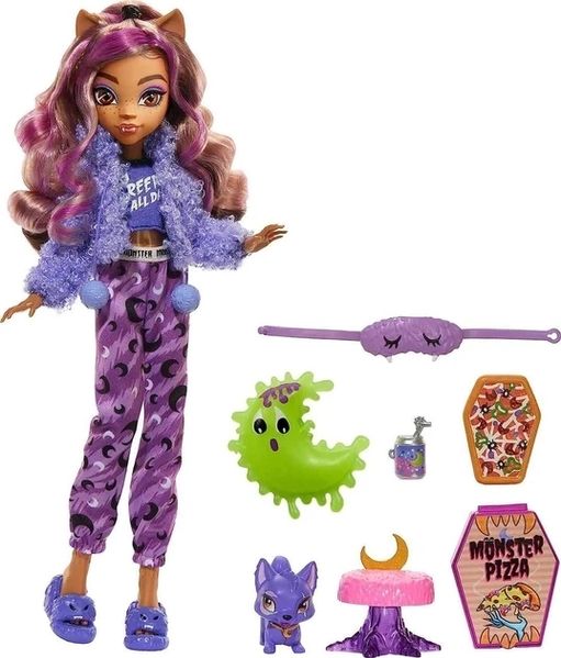 Монстр Хай Клодин Вульф Monster High Clawdeen Wolf Creepover Party HKY67 КМ0006 фото