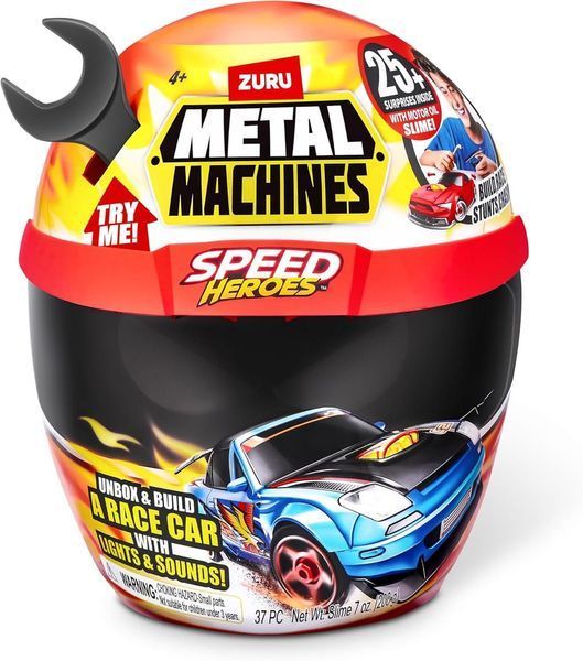 Машинка сюрприз Zuru Metal Machines Speed Heroes (Black) 67125 РА0054 фото