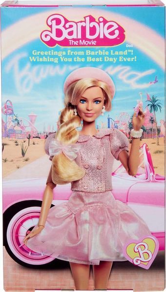 Кукла Барби коллекционная Марго Робби Barbie The Movie Margot Robbie in Pink Blouse & Skirt Tutu JBJ53 БК0014 фото