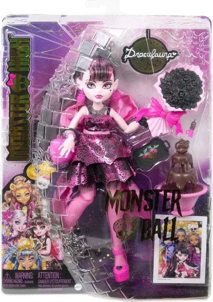 Кукла Mattel Монстер Хай Дракулаура Monster High Draculaura Ball Party HNF68 КМ0015 фото