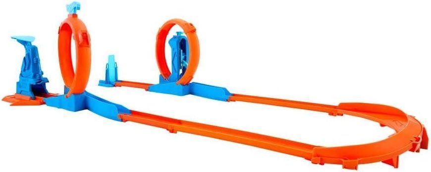 УЦІНКА (Прим'ята коробка) Трек Hot Wheels Track Creator Потрійна петля JDW39 ХВ0074у фото