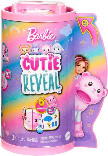 Лялька Барбі Челсі Сюрприз у костюмі Ведмедики Тедді Barbie Cutie Reveal HKR19 КБ0021 фото