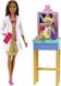 УЦІНКА (Прим'ята коробка) Barbie Барби Педиатр брюнетка Pediatrician Playset Brunette Doll GTN52 КБ0035 фото 4