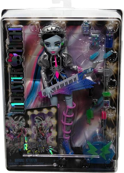 Кукла Монстер Monster High Doll Хай Фрэнки Штейн Рок-звезда HNF84 КМ0031 фото