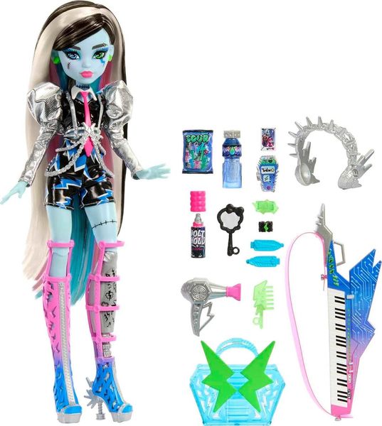 Кукла Монстер Monster High Doll Хай Фрэнки Штейн Рок-звезда HNF84 КМ0031 фото