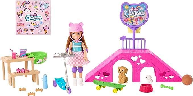 Игровой набор с Куклой Barbie Chelsea Doll & Skate Park Playset HJY35 КБ0096 фото