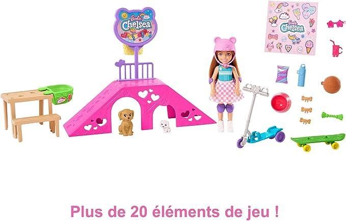 Игровой набор с Куклой Barbie Chelsea Doll & Skate Park Playset HJY35 КБ0096 фото