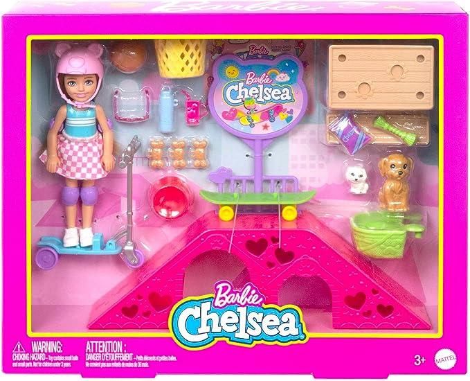 Игровой набор с Куклой Barbie Chelsea Doll & Skate Park Playset HJY35 КБ0096 фото