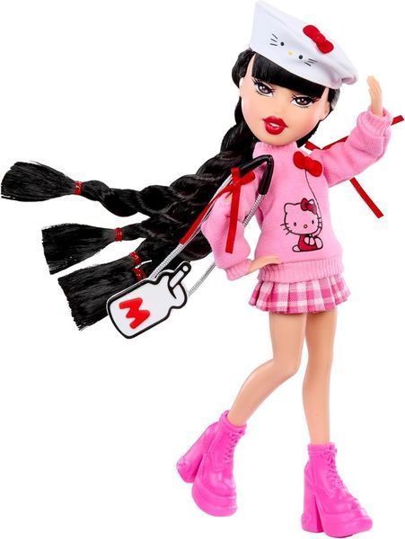 УЦЕНКА (Примятая коробка) Кукла Bratz x Hello Kitty Jade Sanrio Fashion Doll Братц с аксессуарами 595670 БЦ0036у фото