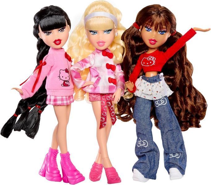 УЦЕНКА (Примятая коробка) Кукла Bratz x Hello Kitty Jade Sanrio Fashion Doll Братц с аксессуарами 595670 БЦ0036у фото