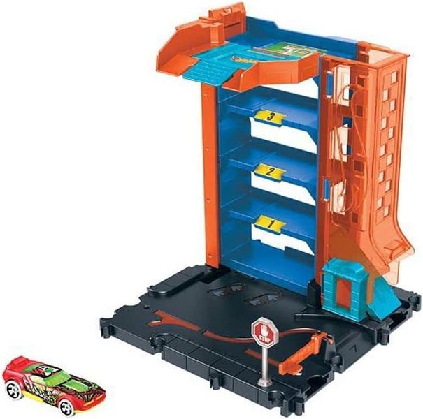 Ігровий набір Хот Вілс Hot WheelsTrack Set Downtown Car Park Playset HDR28 ХВ0001 фото