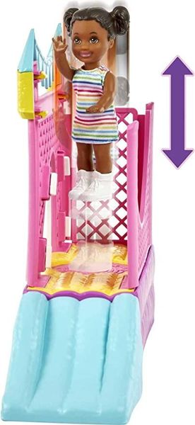 Ігровий набір Barbie Skipper Babysitters Bounce House з лялькою Skipper Babysitter (HHB67) КБ0187 фото