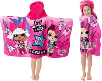 Рушник ЛОЛ з капюшоном L.O.L. Surprise Soft Cotton Hooded Bath ЛОЛ0035 фото