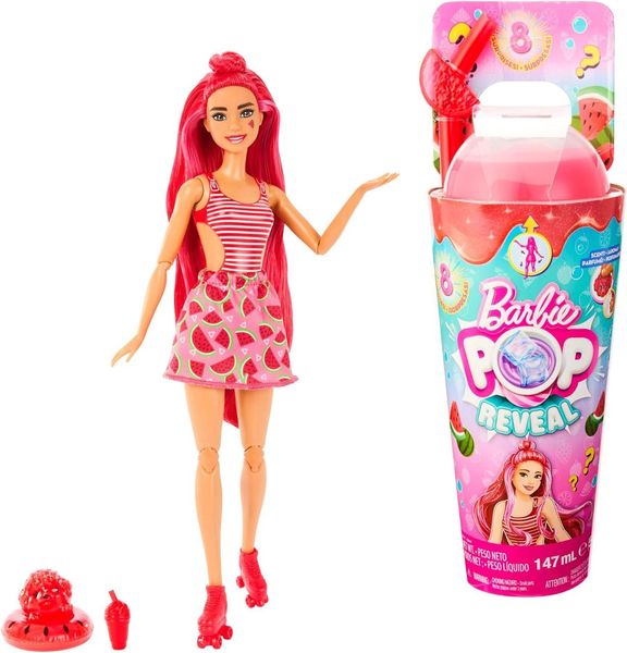 УЦІНКА (Прим'ята коробка) Лялька Barbie Pop Reveal & Accessories Watermelon Crush Scent HNW43 КБ0006 фото