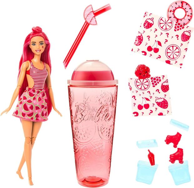 УЦІНКА (Прим'ята коробка) Лялька Barbie Pop Reveal & Accessories Watermelon Crush Scent HNW43 КБ0006 фото