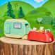 УЦІНКА (Прим'ята коробка) Ігровий набір Пеппа Peppa Pig Caravan Playset with 3 Figures and 6 Accessories F8863 КД0039у фото 6