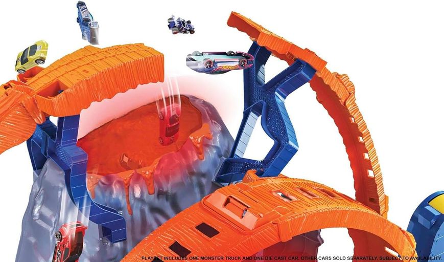 Трек Хот Вілс Вулканічна арена Hot Wheels Monster Trucks T-Rex Volcano Arena ХВ0012 фото