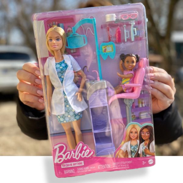 Ігровий набір Барбі Дантист Блонда Barbie Careers Dentist HKT69 КБ0019 фото