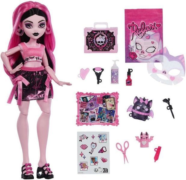 УЦЕНКА (Примятая коробка) Набор-сюрприз Monster High Тайные ритуалы красоты Дракулоры JHK43 КМ0071у фото