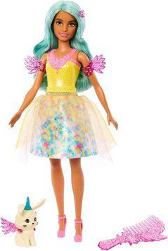 УЦЕНКА (Примятая коробка) Кукла Барби Прикосновение волшебства Тереза Barbie A Touch of Magic Teresa Mattel HLC36 КБ0043у фото