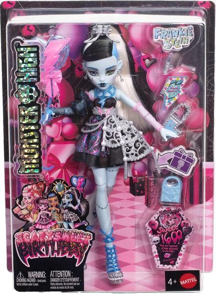 УЦІНКА (Прим'ята коробка) Лялька Monster High Страх який солодкий день народження Френкі JBG75 КМ0082у фото