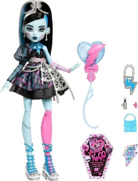 УЦІНКА (Прим'ята коробка) Лялька Monster High Страх який солодкий день народження Френкі JBG75 КМ0082у фото