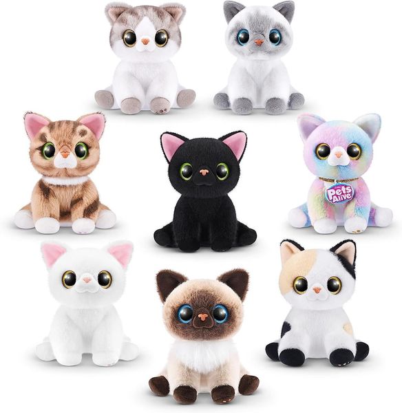 Набор-сюрприз Pets alive Smitten Kittens Игривые котята Калико Кот Минкс 9541J РА0010J фото