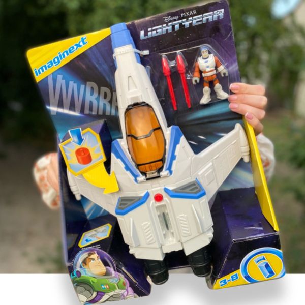 Космічний корабель із фігуркою Базза Лайтера Imaginext Disney Pixar Світло та Звук XL Lightyear 15 HGT26 ХВ0064 фото