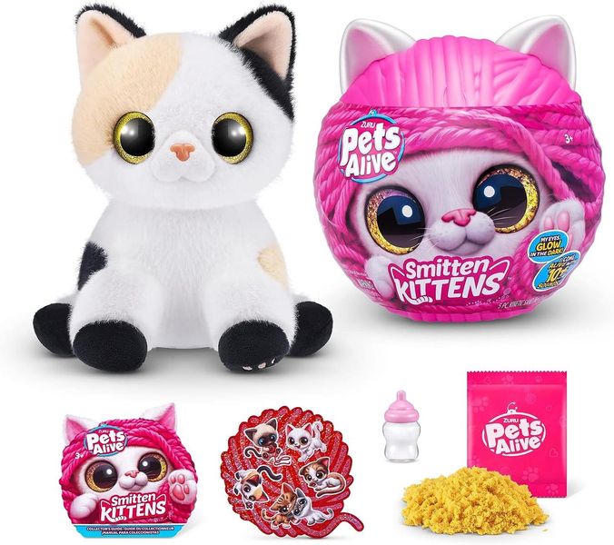 Набор-сюрприз Pets alive Smitten Kittens Игривые котята Калико Кот Минкс 9541J РА0010J фото