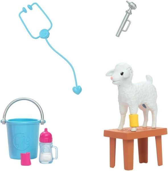 УЦЕНКА (Примятая коробка) Кукла Барби ветеринарная ферма Barbie Farm Veterinarian HRG42 КБ0012у фото