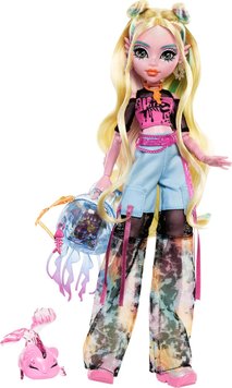 Лялька Монстер Хай Лагуна Блю з вихованцем Monster High Lagoona Blue with Pet Fish Neptuna HXH75 КМ0039 фото