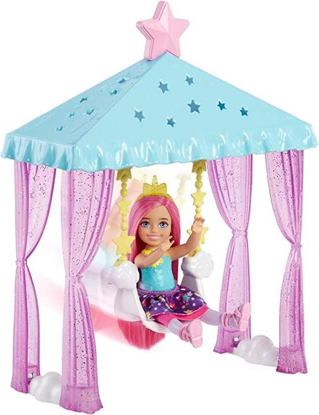 Ігровий набір Барбі Челсі Dreamtopia Cloud-Themed Gazebo Swing HLC27 КБ0053 фото