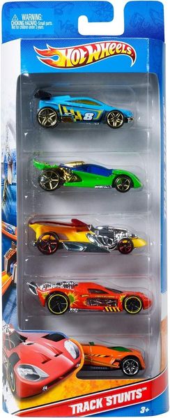 Хот Вілс Набір базових метал машинок Hot Wheels 5-Car Pack of 1:64 Scale Vehicles 1806 ХВ0014 фото