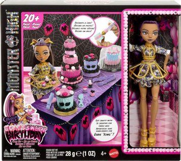 Лялька Монстер Хай Клодін Вульф День народження Створи святковий торт Monster High Clawdeen Wolf Scaly Sweet Birthday Cake Kit JBG КМ0084 фото