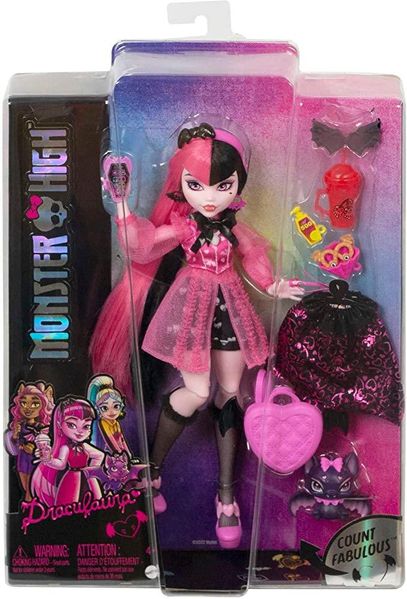 Кукла Монстер Хай Дракулаура Monster High Draculaura Posable HHK51 КМ0005 фото