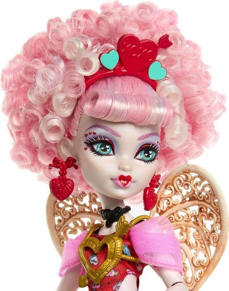 УЦЕНКА (Примята коробка) Кукла Monster High Страх который сладкий день рождения Кукла Купидон JBG77 КМ0077у фото