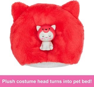 Лялька Барбі Сюрприз Кошеня в костюмі червоної панди Cutie Reveal Animal Plush HRK23 КБ0109 фото