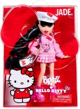 Лялька Bratz x Hello Kitty Jade Sanrio Fashion Doll Братц з аксесуарами 595670 БЦ0036 фото