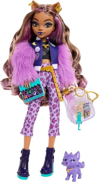 Кукла Монстер Хай Клодин Вульф с питомцем Monster High Clawdeen Wolf with Pet Dog HRP65 КМ0036 фото