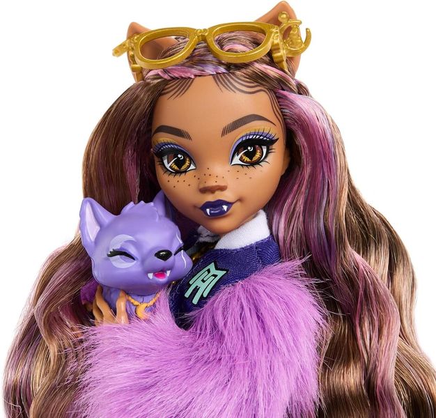 Кукла Монстер Хай Клодин Вульф с питомцем Monster High Clawdeen Wolf with Pet Dog HRP65 КМ0036 фото