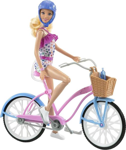 Лялька Барбі та велосипед Barbie Doll and Bike Playset HBY28 КБ0117 фото