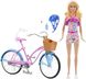 Лялька Барбі та велосипед Barbie Doll and Bike Playset HBY28 КБ0117 фото 4