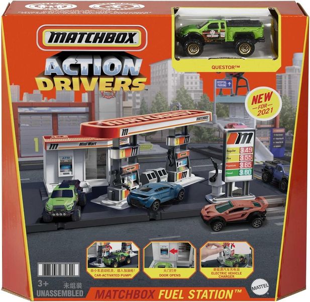 Игровой набор Matchbox Action drivers Заправочная станция GVY84 ТД0013 фото