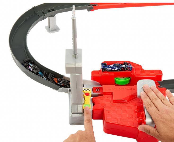 Набор Hot Wheels Трасса для гонки Формулы 1 JDY15 ХВ0077 фото